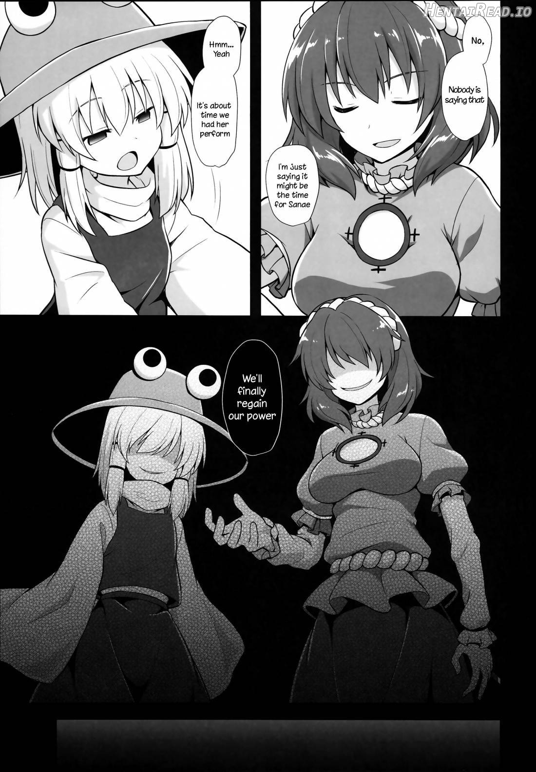Shinkou no Tame ni Sanae-san ga Shokushu de Muriyari Kaihatsu Sareru Moriya Jinja Chapter 4 - page 4