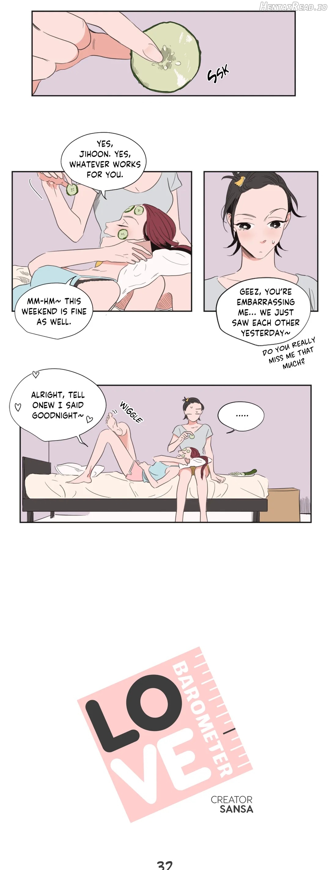 Love Barometer Chapter 32 - page 1