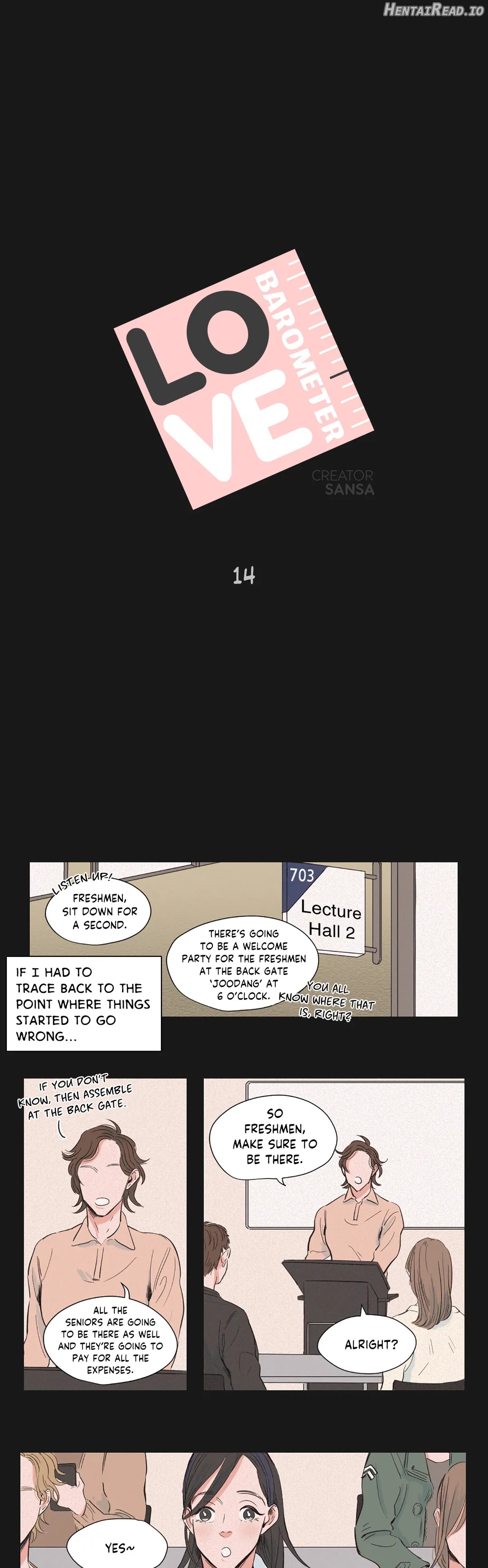 Love Barometer Chapter 14 - page 1