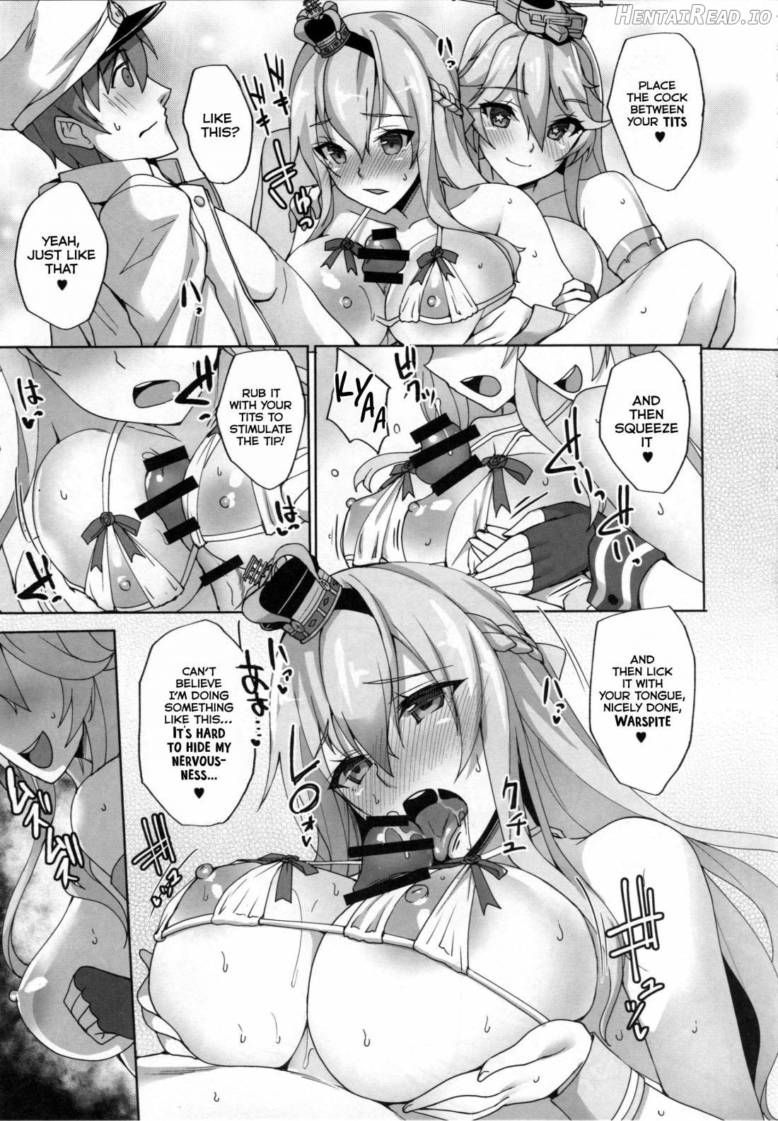Warspite to Hajimete no Senkan Harem Yasen Seikatsu Chapter 1 - page 6