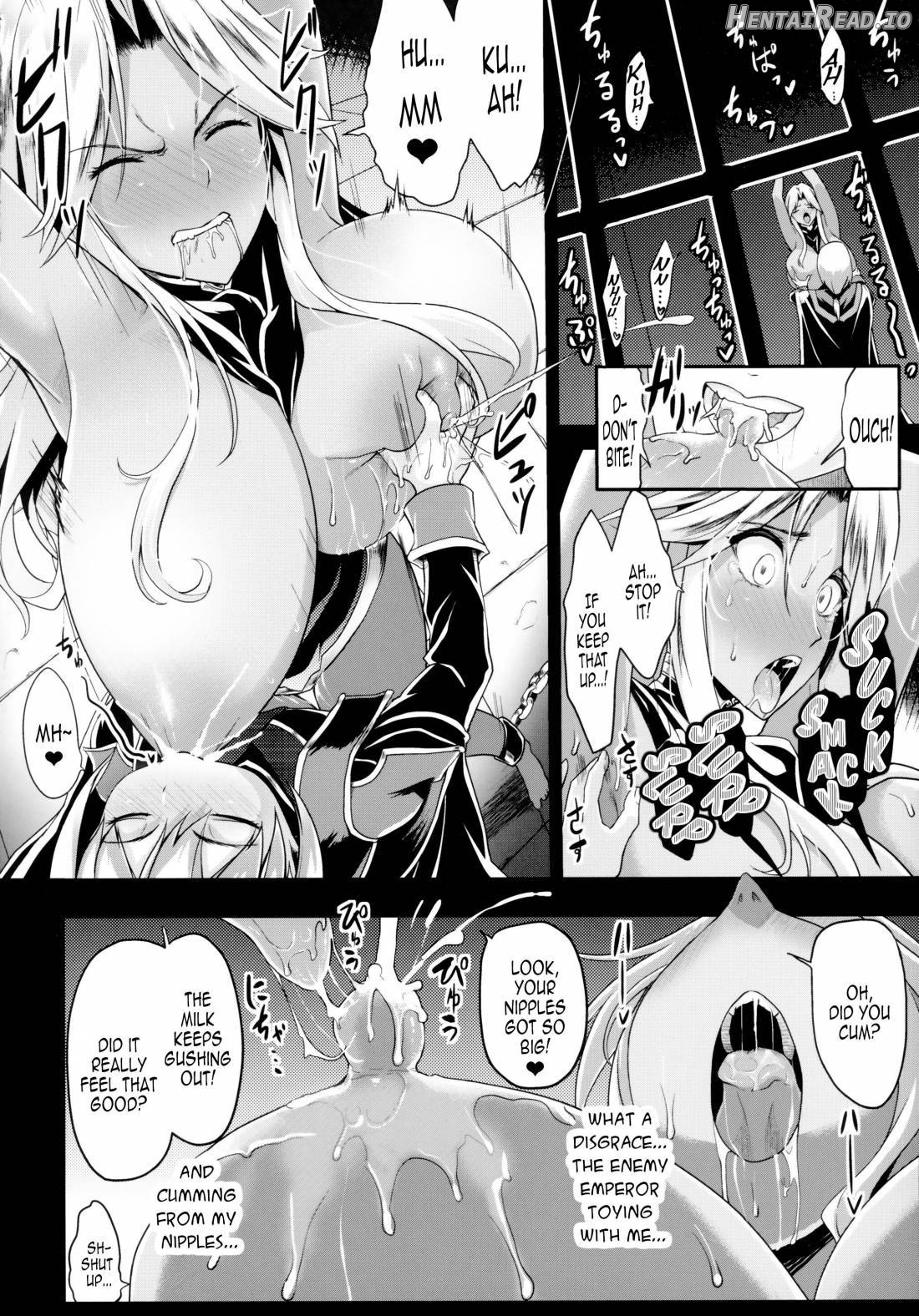 Shota Koutei Kyoudai ni Torawareta Bakunyuu Onna Kishi Chapter 1 - page 9