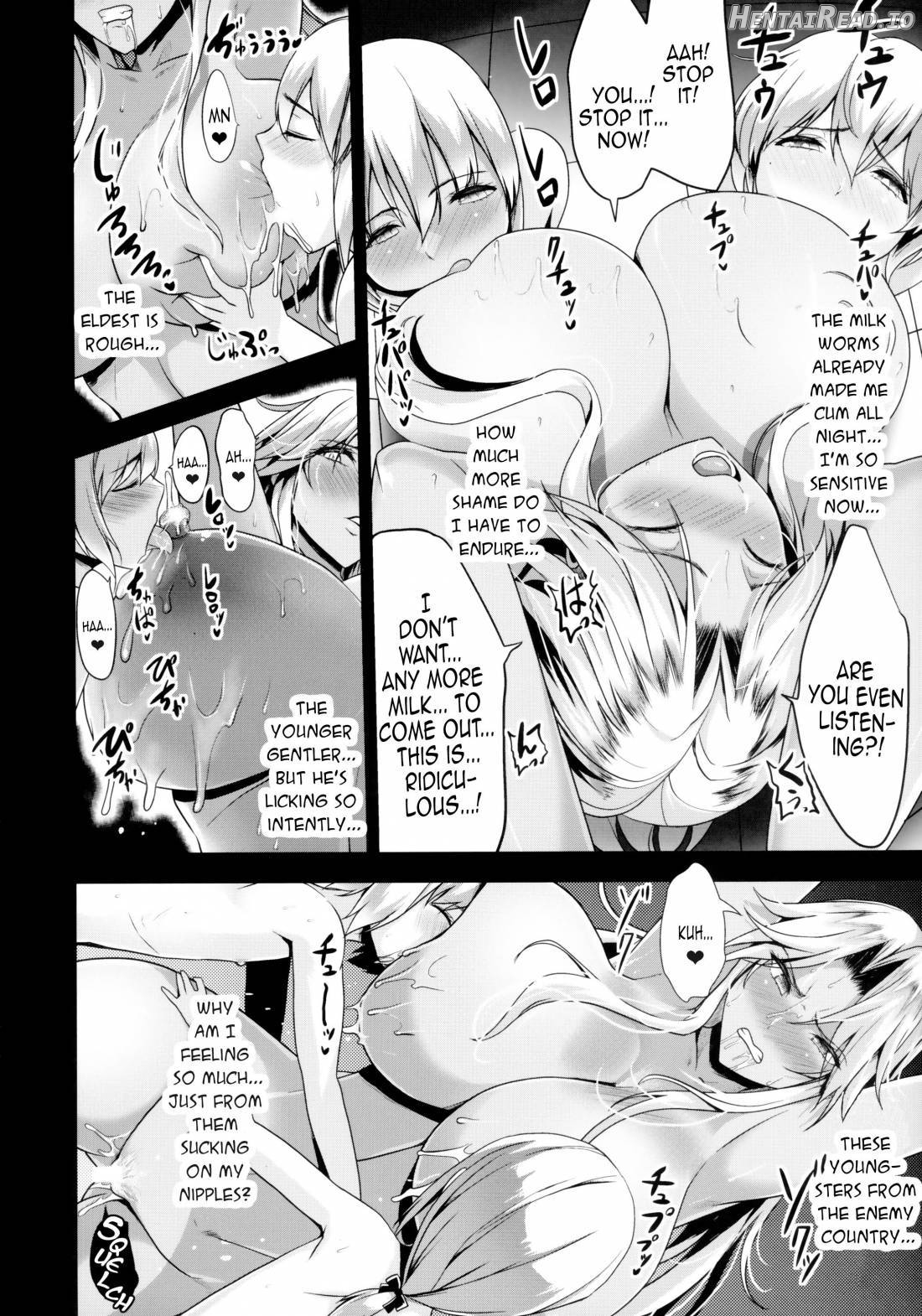 Shota Koutei Kyoudai ni Torawareta Bakunyuu Onna Kishi Chapter 1 - page 13