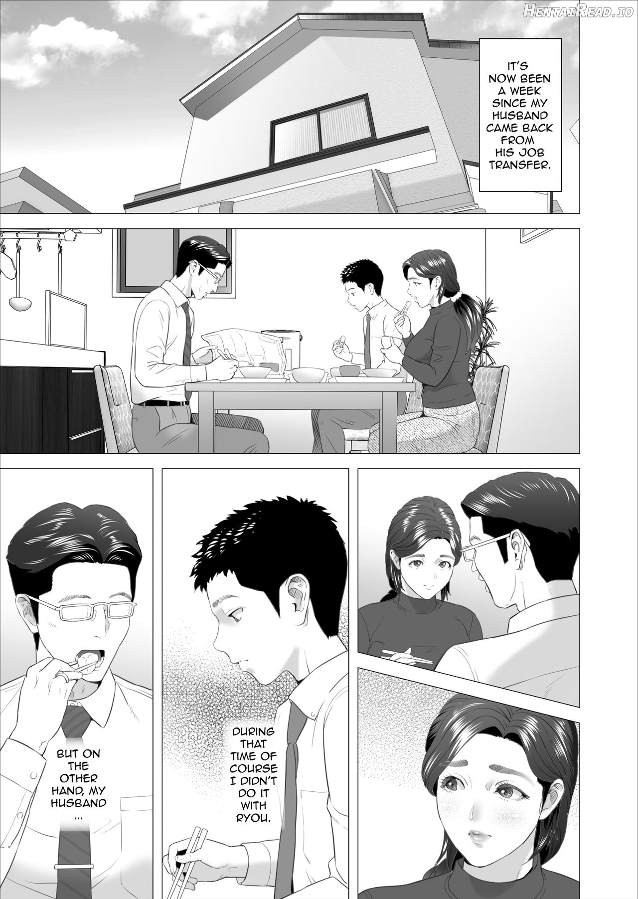 Kinjo Yuuwaku Mama Hen Joshou + Zenpen Chapter 12 - page 3