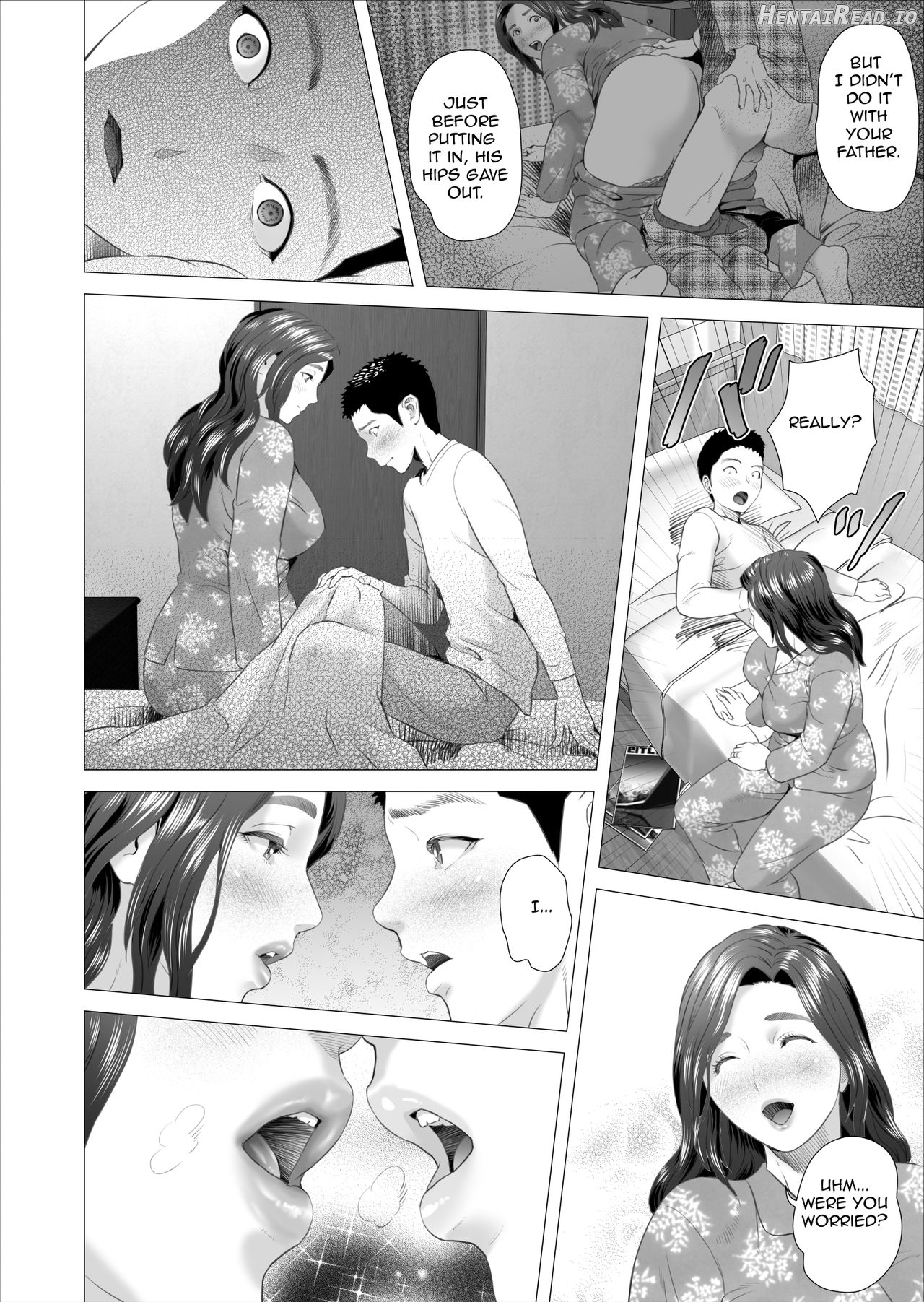 Kinjo Yuuwaku Mama Hen Joshou + Zenpen Chapter 12 - page 8