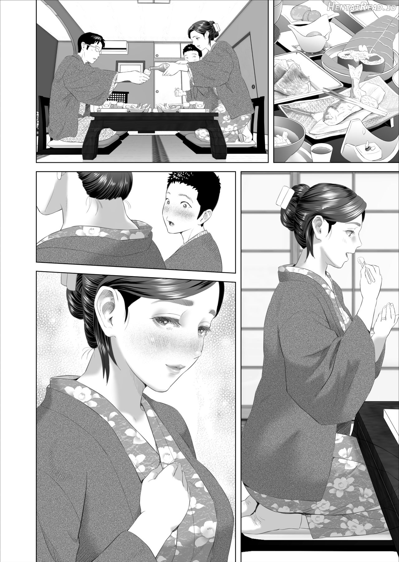 Kinjo Yuuwaku Mama Hen Joshou + Zenpen Chapter 13 - page 46