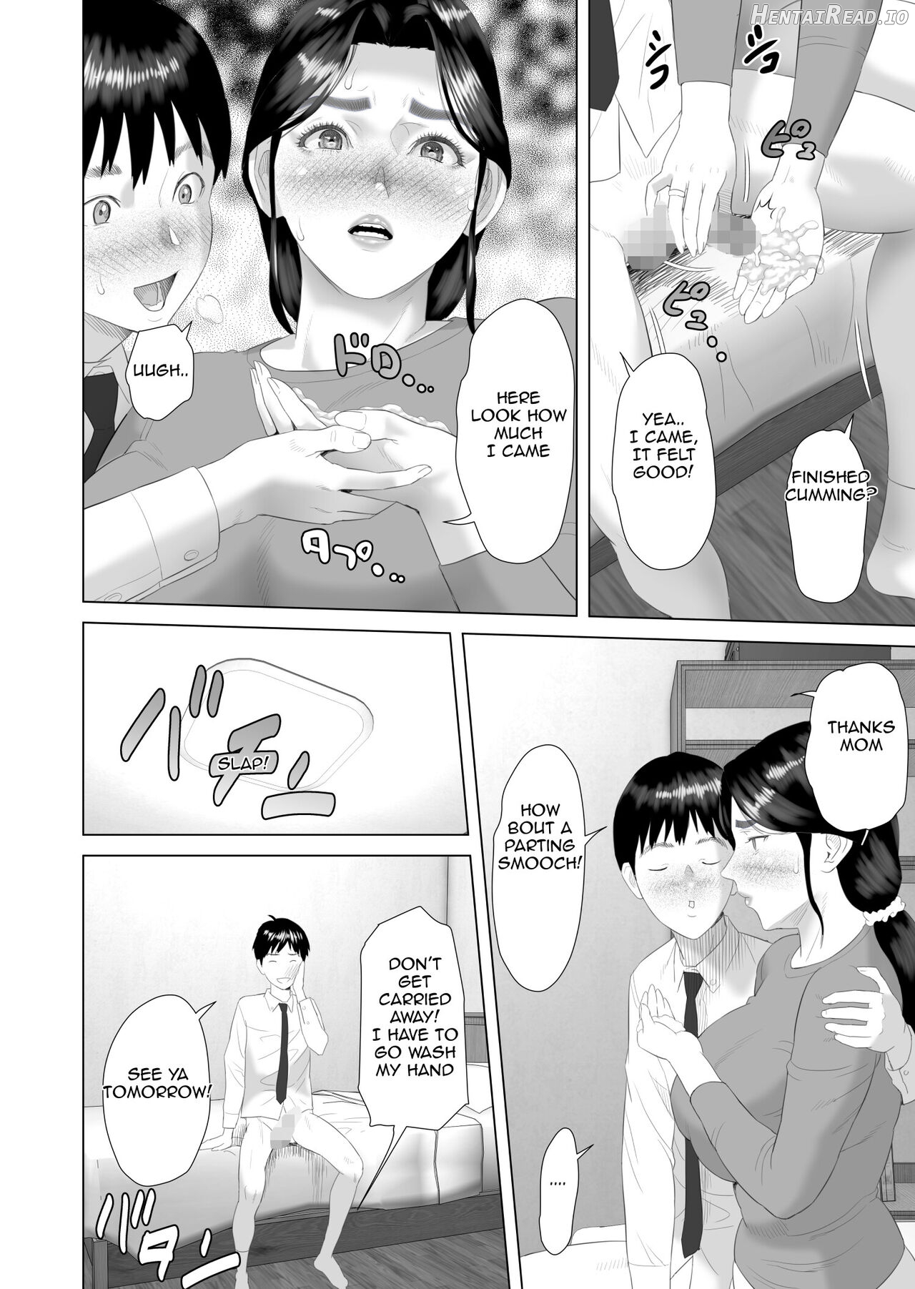 Kinjo Yuuwaku Mama Hen Joshou + Zenpen Chapter 18 - page 14