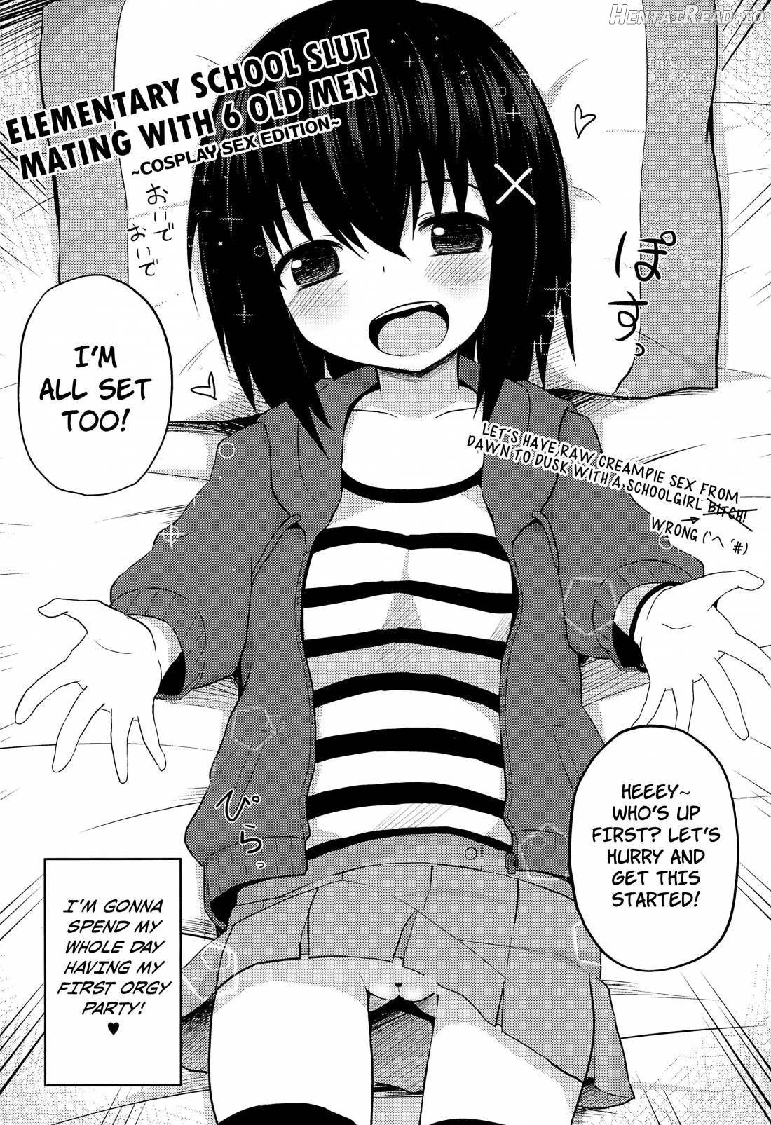 Enkou Shougakusei to 6-nin no Tanetsuke Ojisan - Cosplay Sex-hen Chapter 1 - page 3