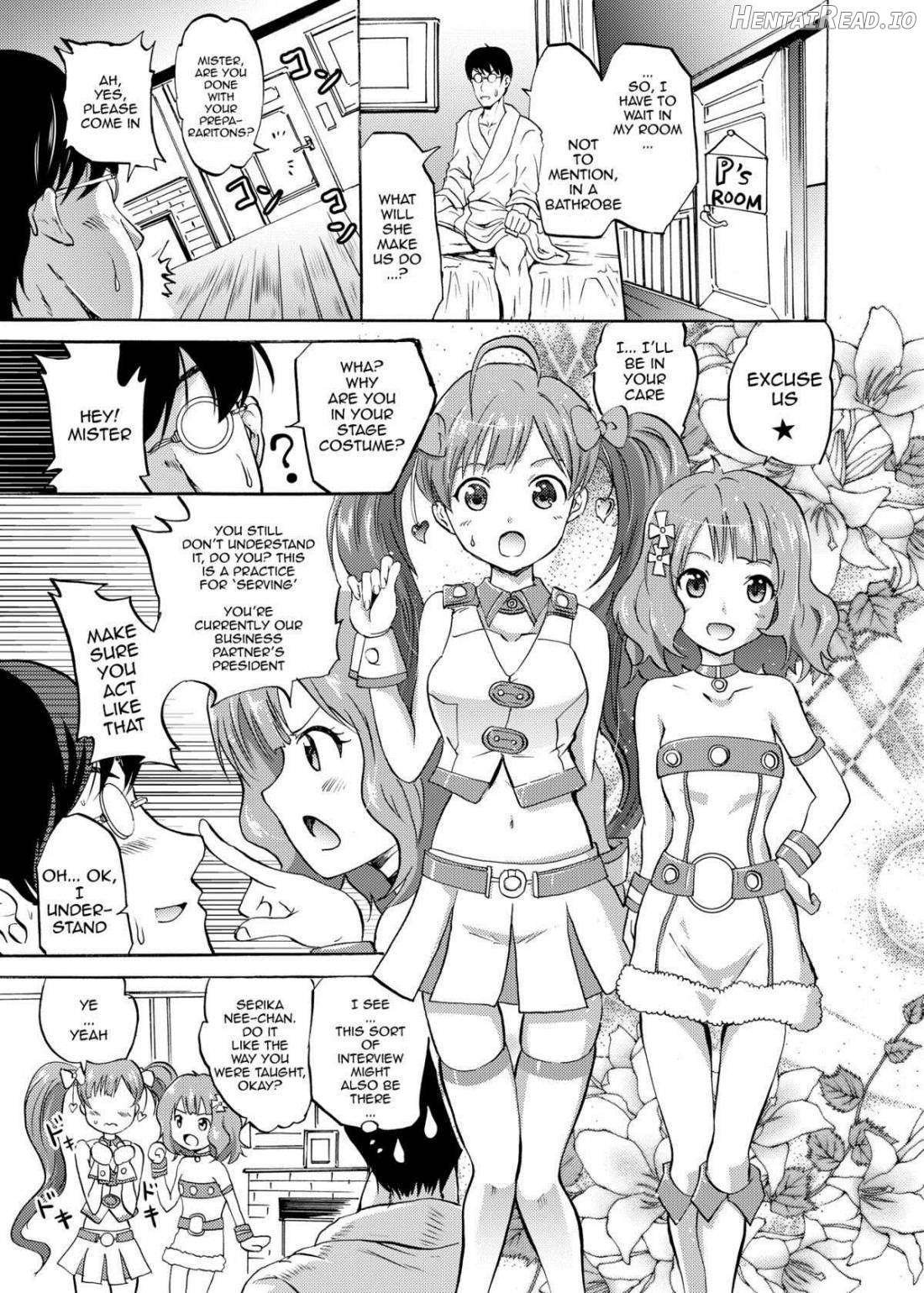 Serika to Iku to Momoko no Otona no "Settai" Gasshuku Chapter 1 - page 4