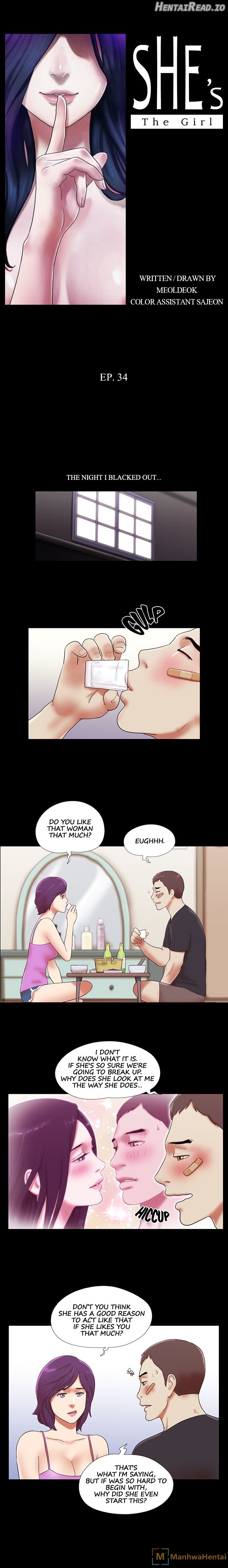 She’s The Girl  Hentai Chapter 34 - page 1