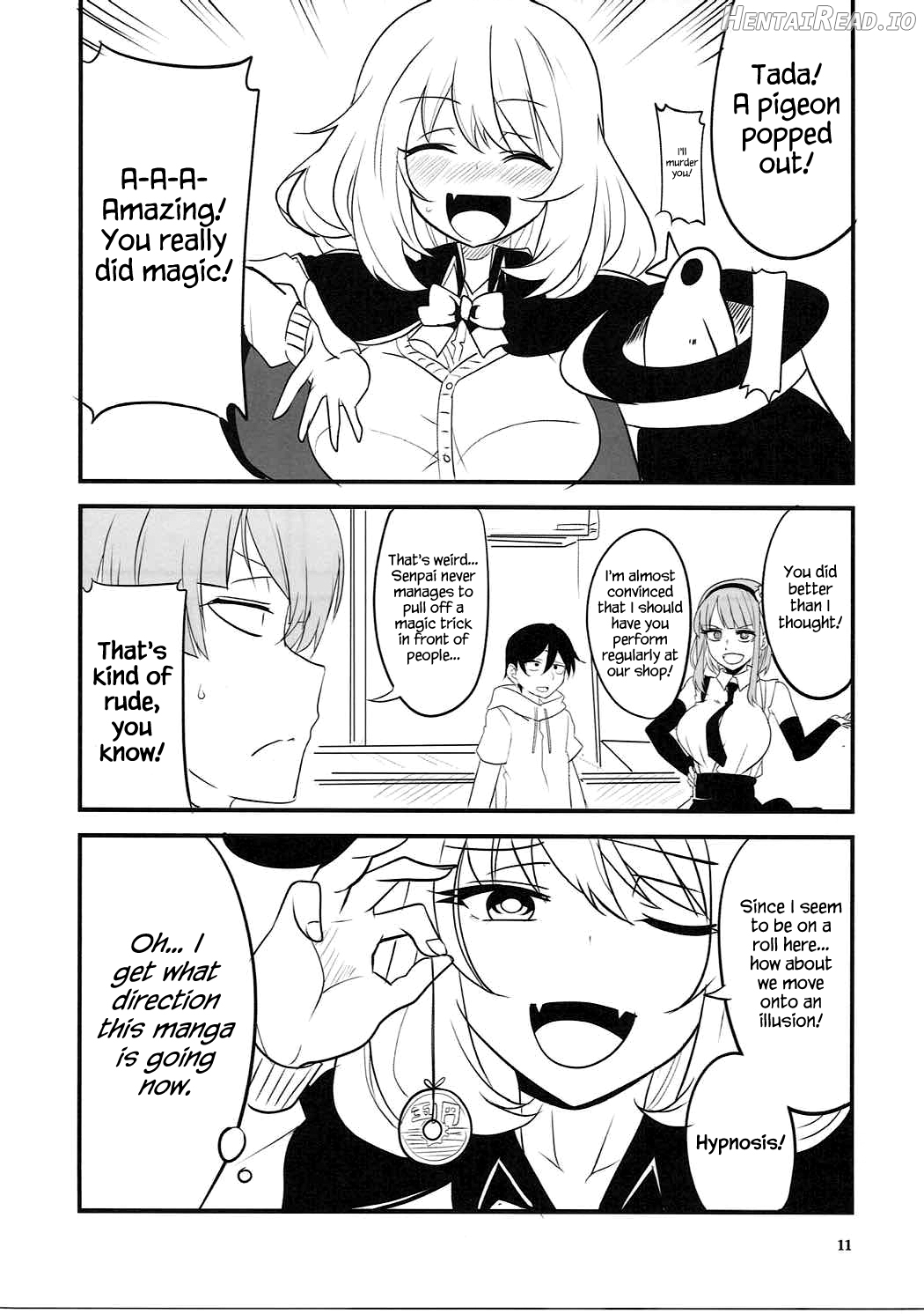 Dagashi Chichi VS Tekoki Senpai Chapter 5 - page 7