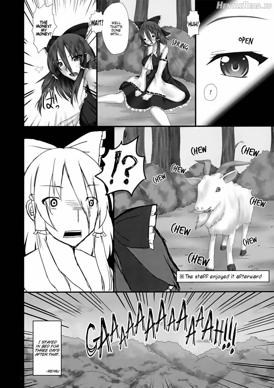 Touhou Oshinagaki Reimu Chapter 1 - page 13