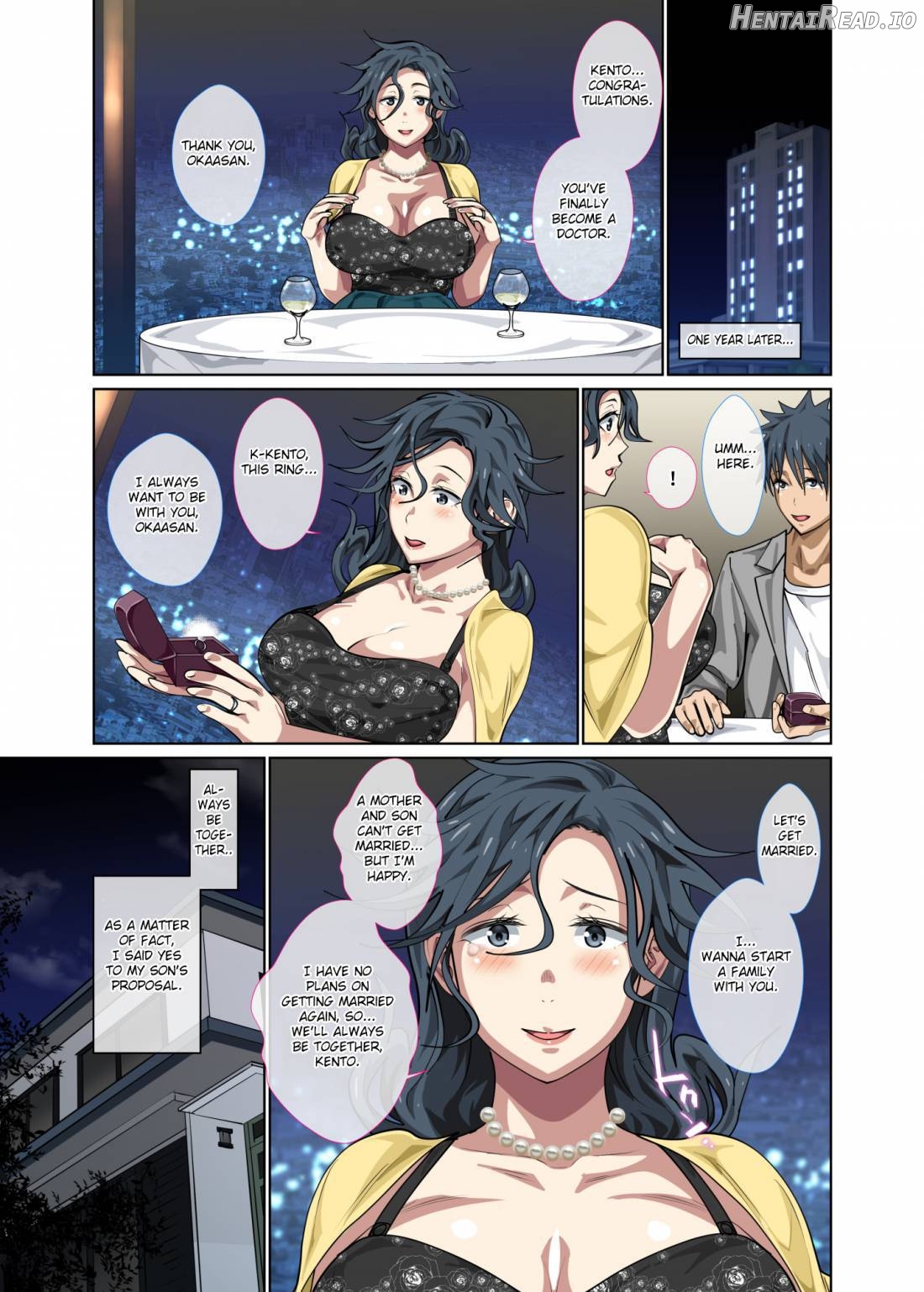 Jimi dakedo Eroi Karada Shita Okaa-san o Fuuzoku Ochi Sunzen de Sukutta Boshi Soukan Chapter 1 - page 63