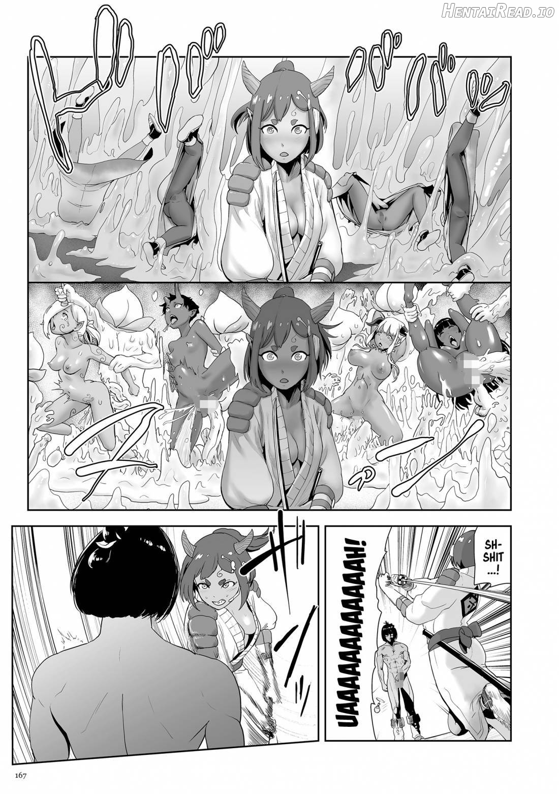 Momohime Hentai Chapter 1 - page 165