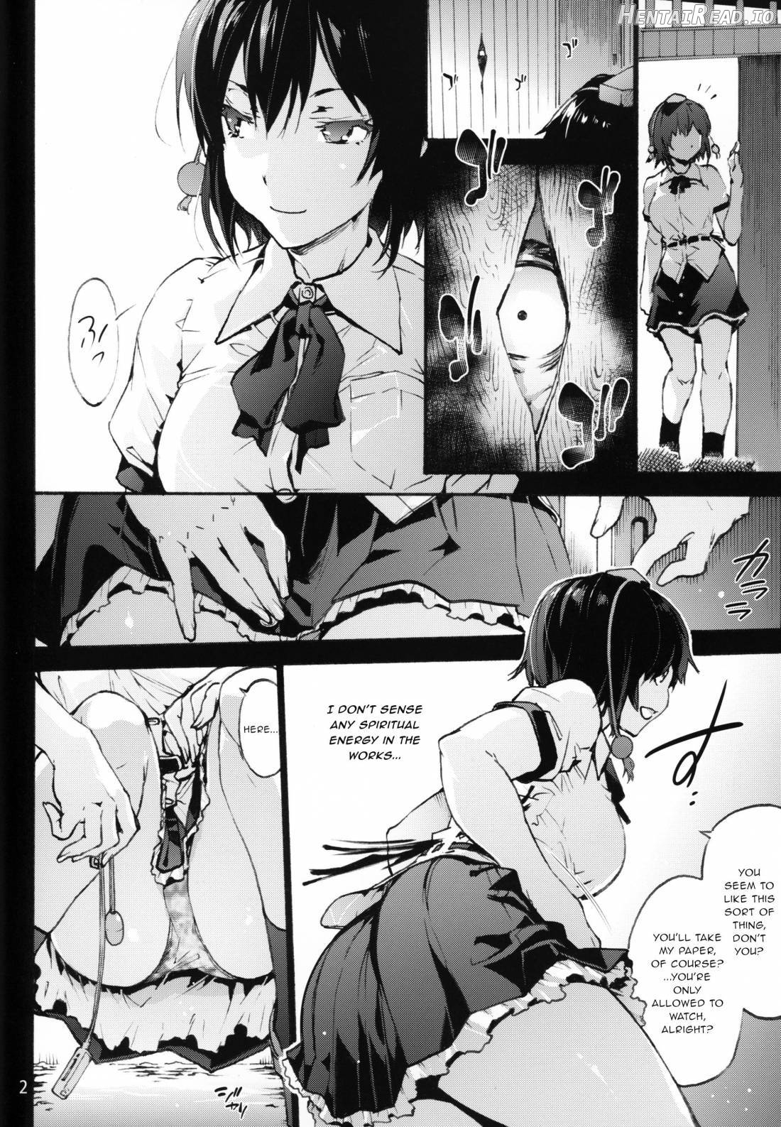 Nagai Mono ni Xkaretai Shameimaru-san Chapter 1 - page 3