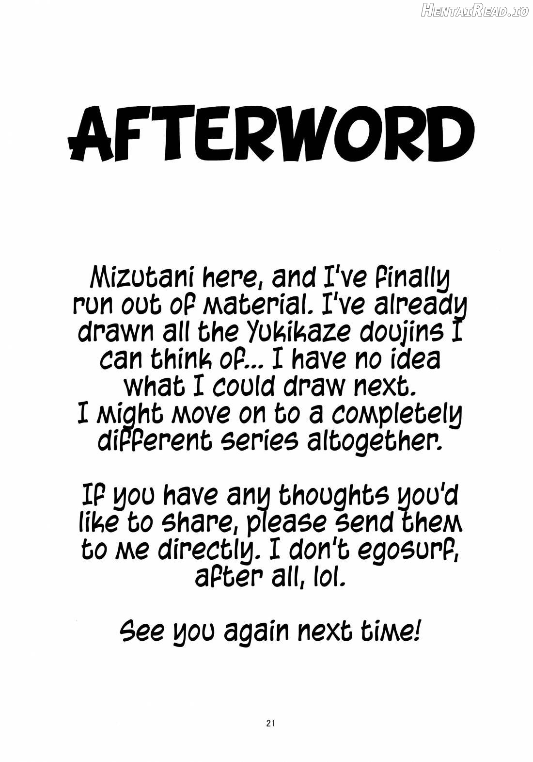 Yukikaze no Nichijou Chapter 1 - page 20