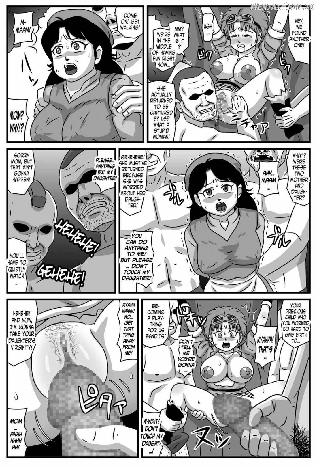 Kyonyuu Oyako ga Touzoku-dan no Nikubenki ni Nattara Chapter 1 - page 7