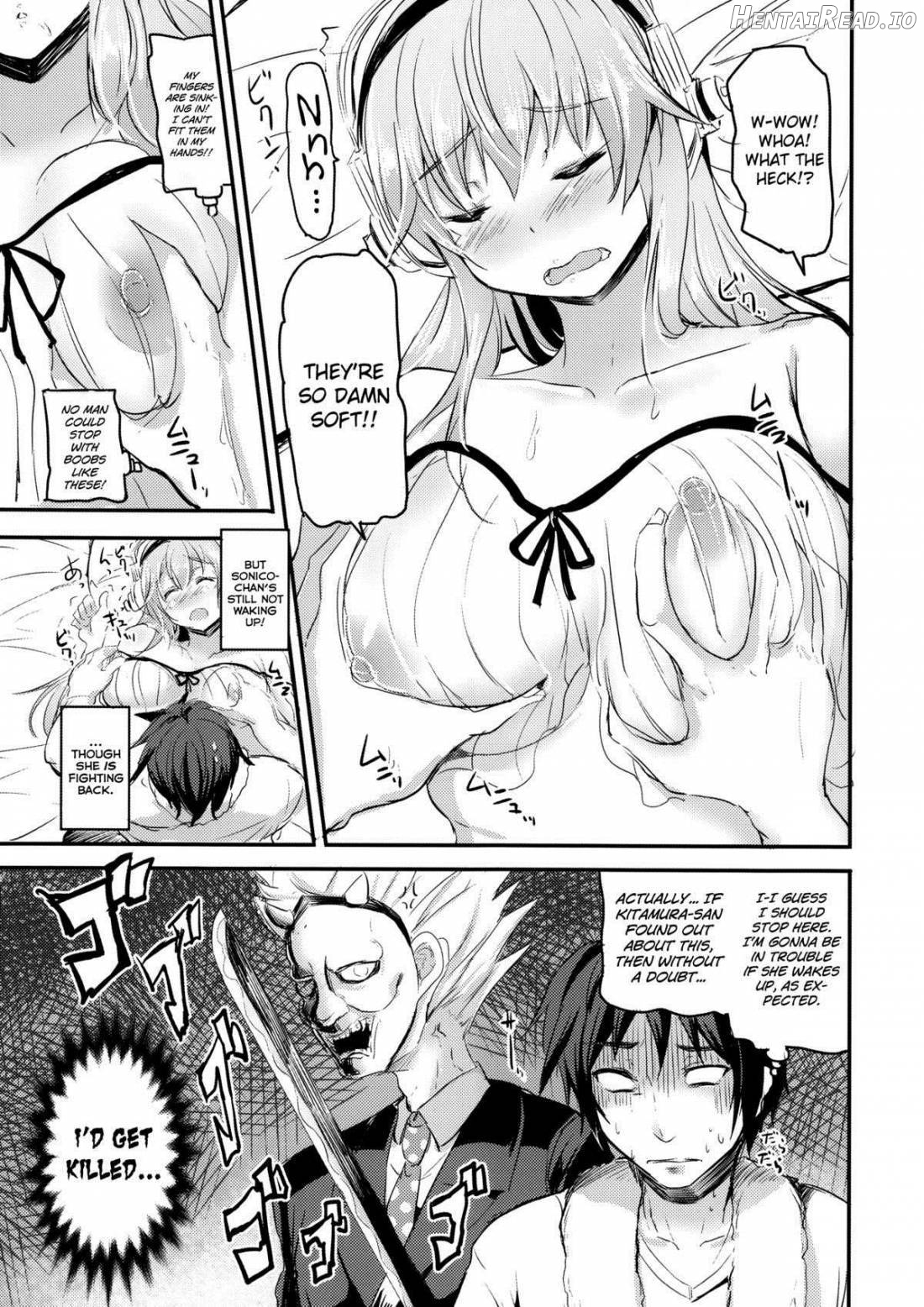 Neteiru Sonico-chan ni Itazura shitai! Chapter 1 - page 4