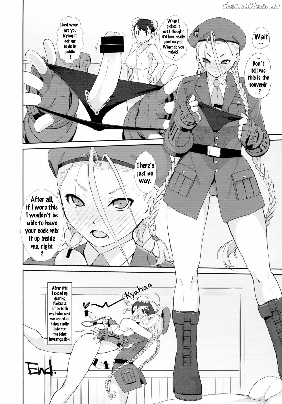 Cammy to Futanari Chun-Li no, Erohon. Chapter 1 - page 23