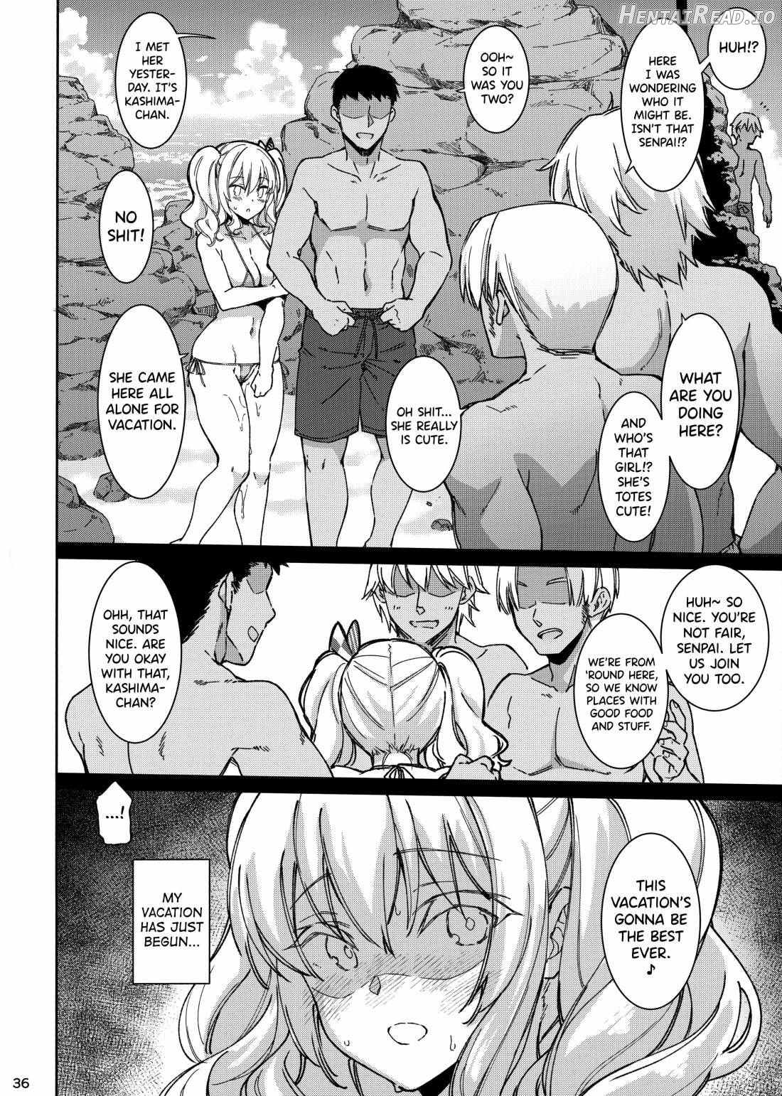 Shitsuren Kashima no Natsuyasumi Chapter 1 - page 36