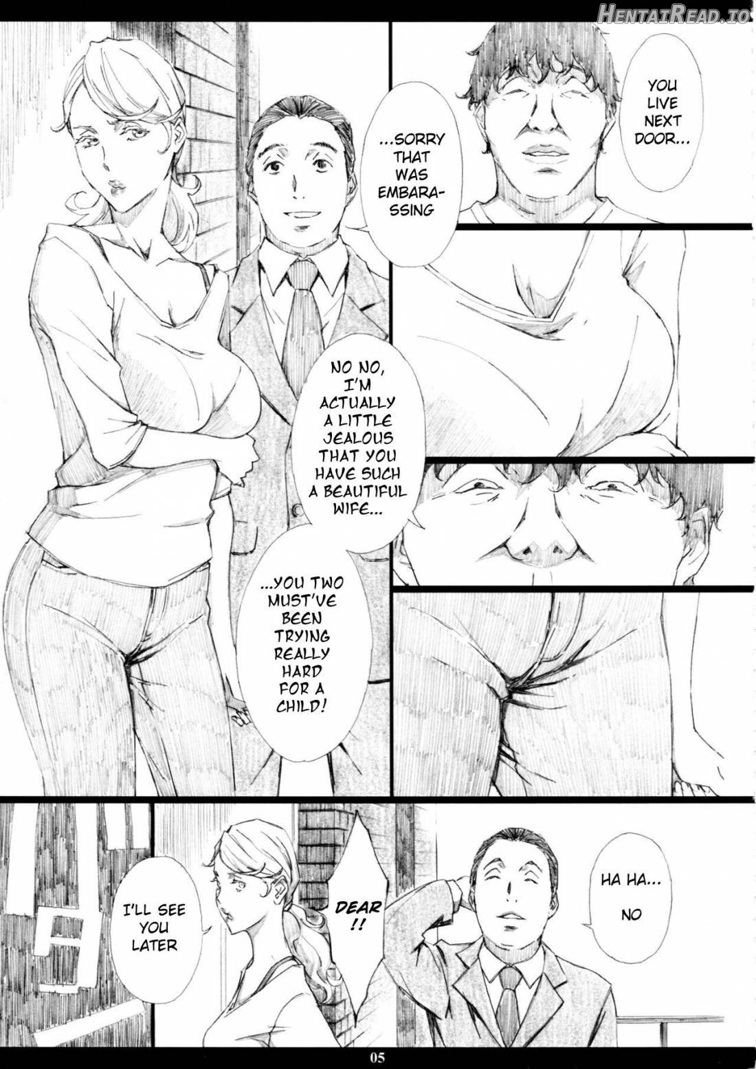 Jiman no Bijinzuma ga Tonari ni Sumu Kimoi Otoko ni Netorareteita no o Boku dake ga Shiranai Chapter 1 - page 4