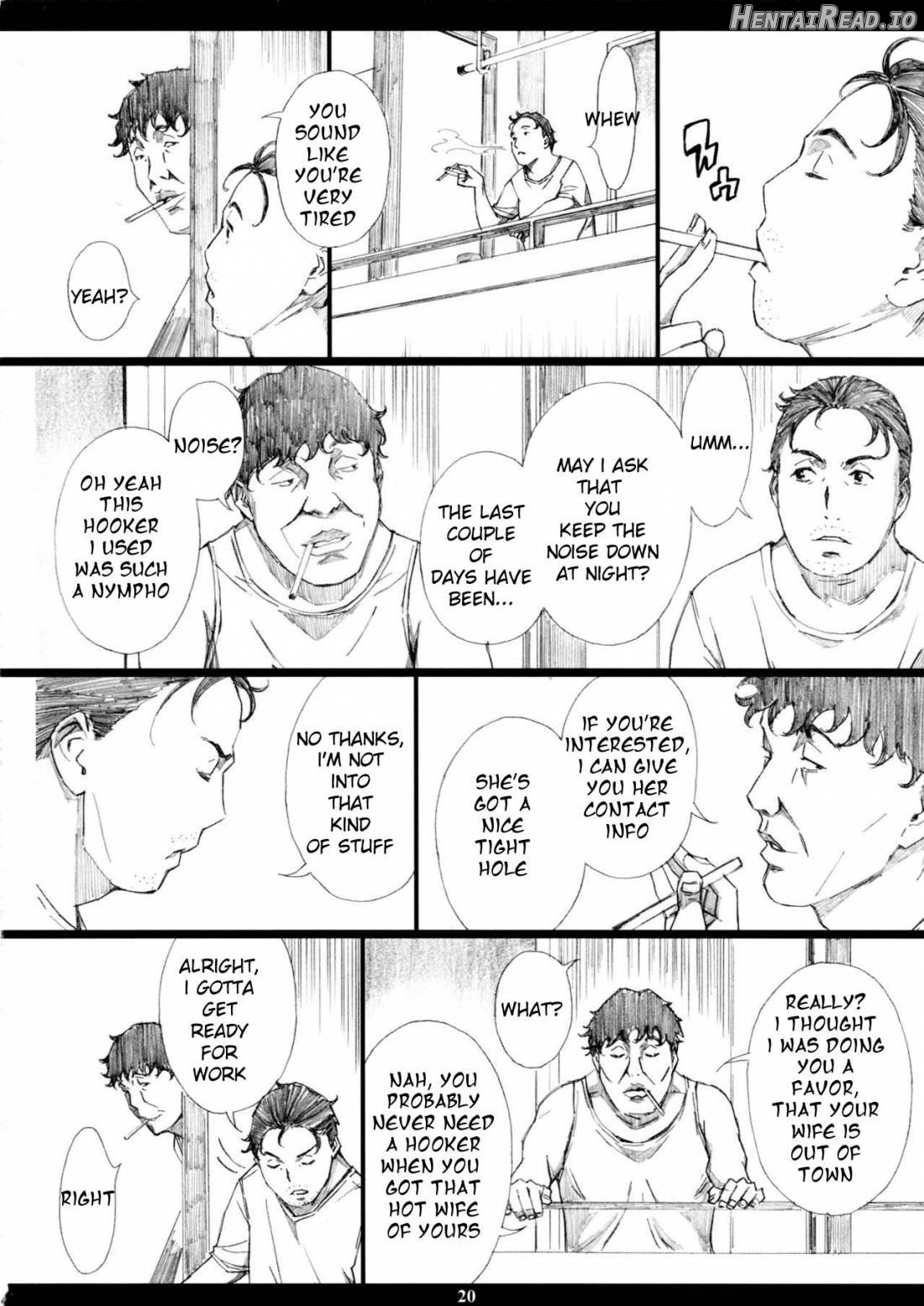 Jiman no Bijinzuma ga Tonari ni Sumu Kimoi Otoko ni Netorareteita no o Boku dake ga Shiranai Chapter 1 - page 19