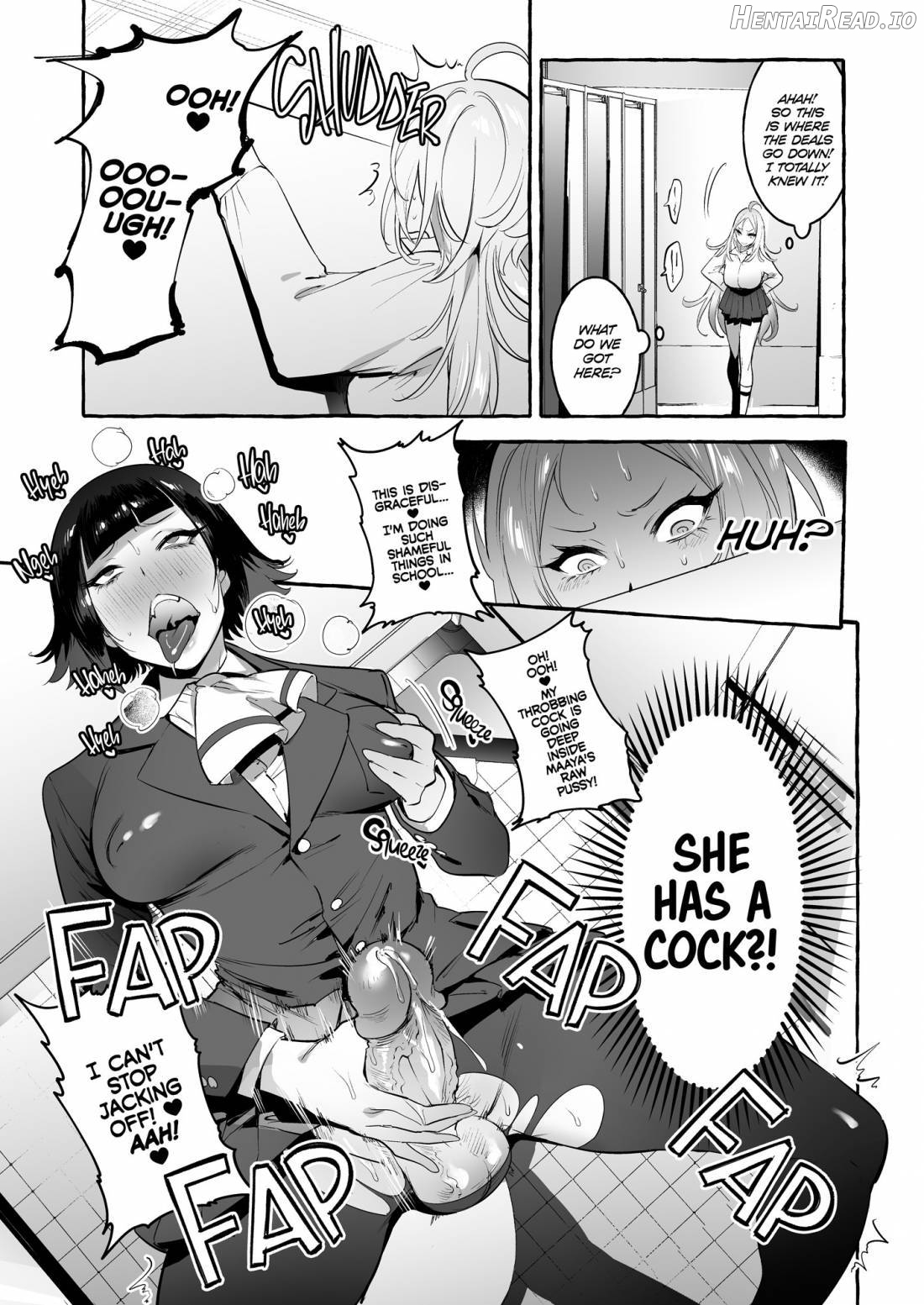 Futanari-san to Nonke-san Chapter 1 - page 14