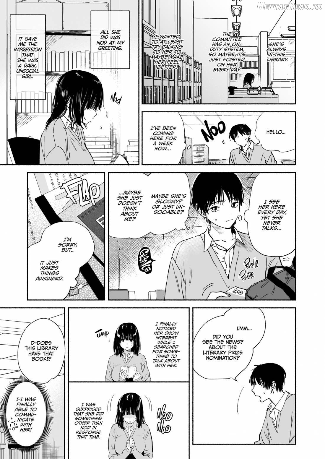 Mukuchi na Tosho Iin to Sex Zuke. Chapter 1 - page 12