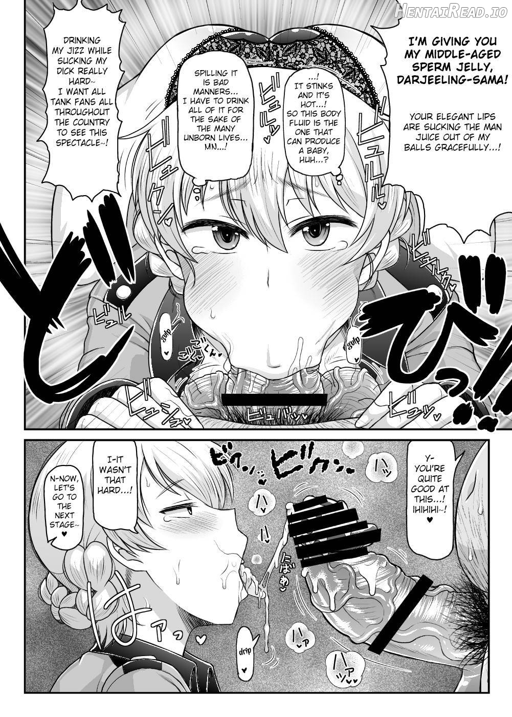 Girls & Semen ~Darjeeling-sama ga Shitagokoro Marudashi Oji-san to Enkoudou! Kouki na Karada o Musaborare Flag Ranshi ni Seishidan Sakuretsu Jusei Shirahata Agechau Hon~ Chapter 1 - page 7
