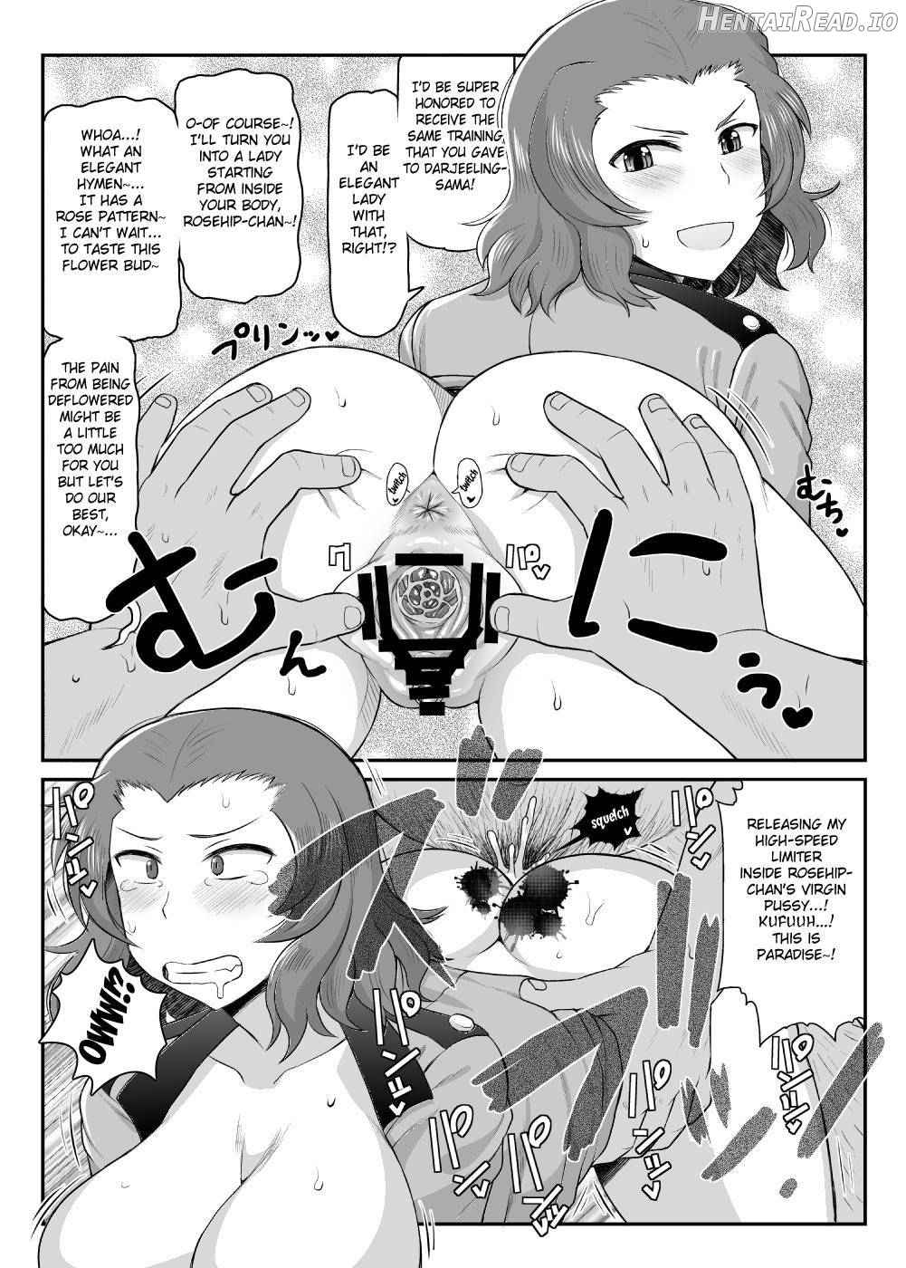 Girls & Semen ~Darjeeling-sama ga Shitagokoro Marudashi Oji-san to Enkoudou! Kouki na Karada o Musaborare Flag Ranshi ni Seishidan Sakuretsu Jusei Shirahata Agechau Hon~ Chapter 1 - page 22