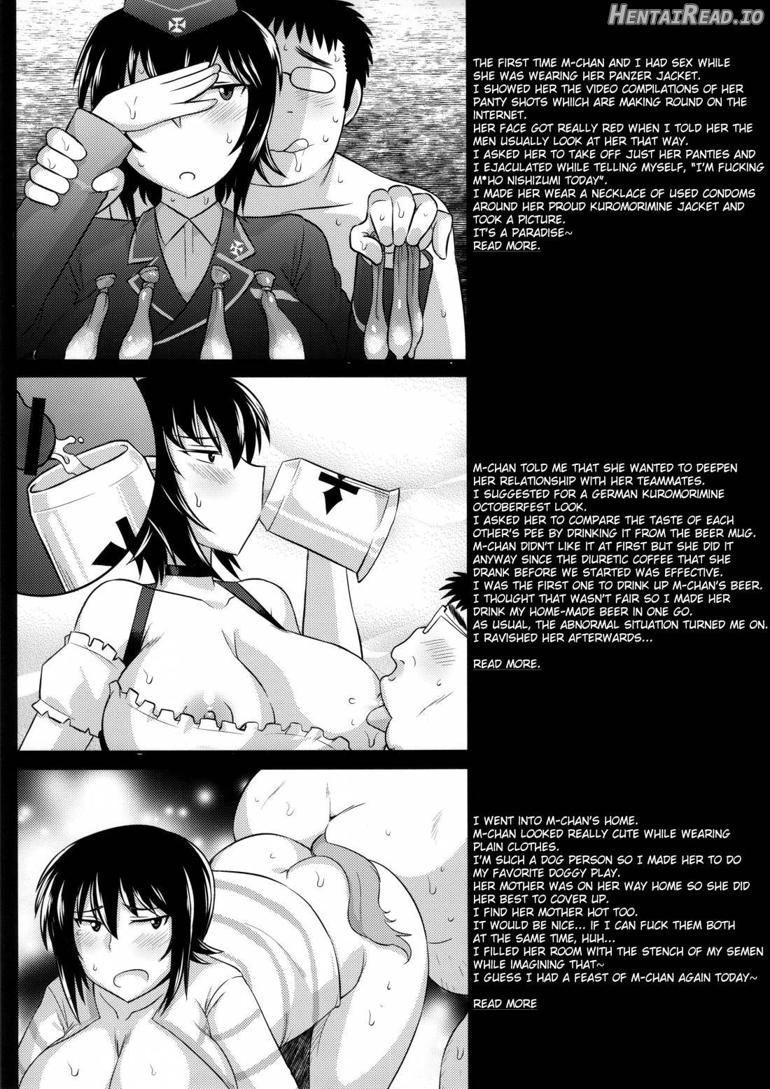 Girls & Semen ~Darjeeling-sama ga Shitagokoro Marudashi Oji-san to Enkoudou! Kouki na Karada o Musaborare Flag Ranshi ni Seishidan Sakuretsu Jusei Shirahata Agechau Hon~ Chapter 2 - page 15