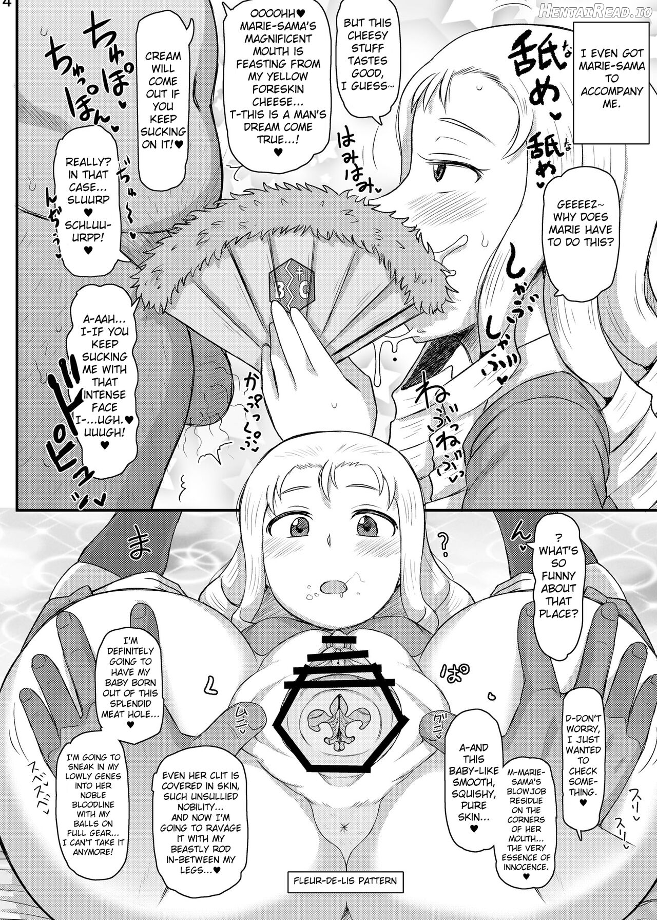 Girls & Semen ~Darjeeling-sama ga Shitagokoro Marudashi Oji-san to Enkoudou! Kouki na Karada o Musaborare Flag Ranshi ni Seishidan Sakuretsu Jusei Shirahata Agechau Hon~ Chapter 4 - page 14