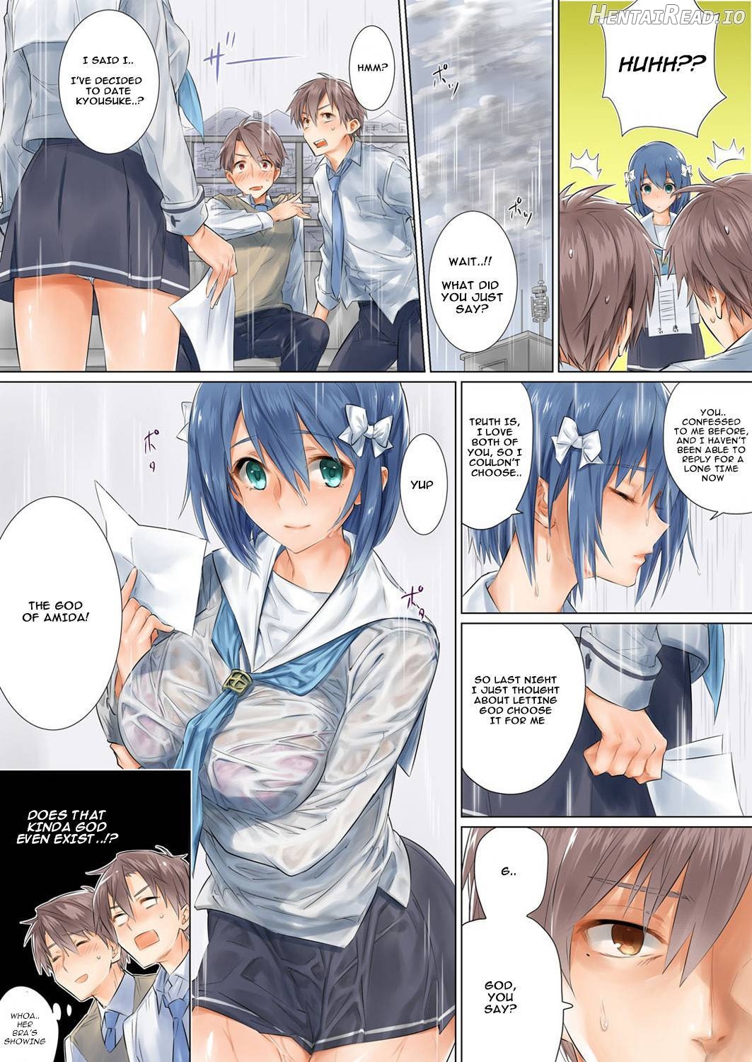 Netorare Kanojo -Kareshi (Ani) o Mae ni Futago (Otouto) to Kyoushitsu Ecchi- Vol.01 Chapter 1 - page 9