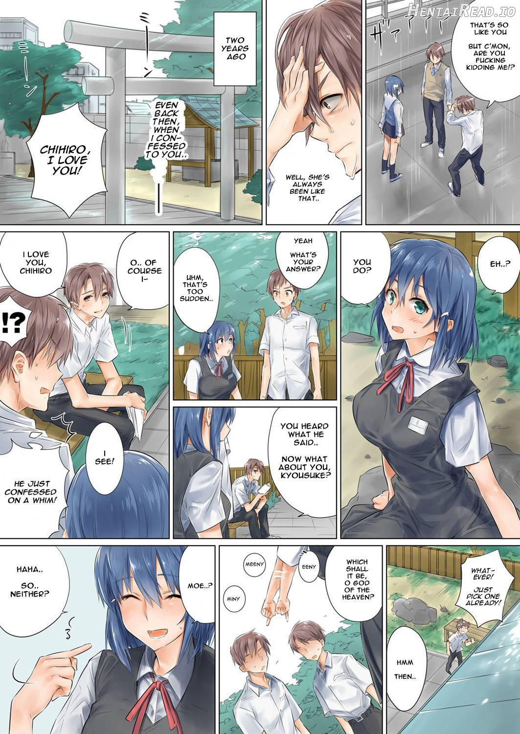 Netorare Kanojo -Kareshi (Ani) o Mae ni Futago (Otouto) to Kyoushitsu Ecchi- Vol.01 Chapter 1 - page 10