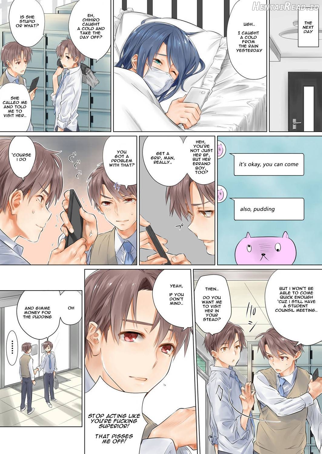 Netorare Kanojo -Kareshi (Ani) o Mae ni Futago (Otouto) to Kyoushitsu Ecchi- Vol.01 Chapter 1 - page 14