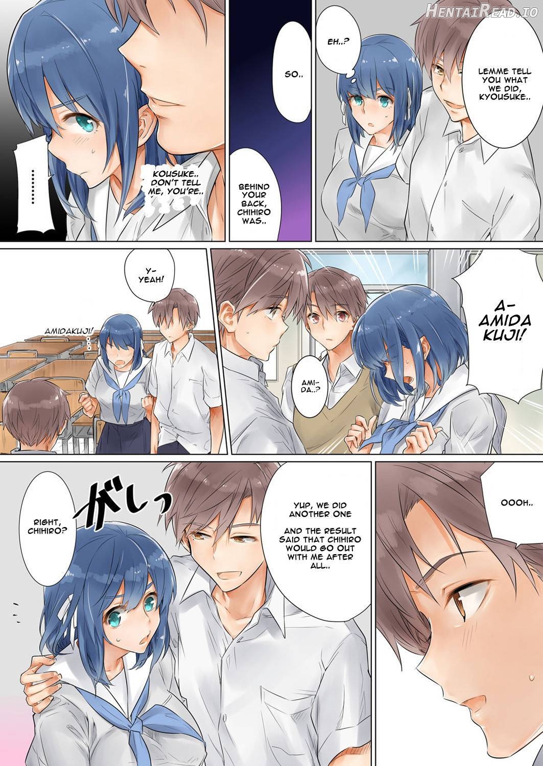 Netorare Kanojo -Kareshi (Ani) o Mae ni Futago (Otouto) to Kyoushitsu Ecchi- Vol.01 Chapter 2 - page 2