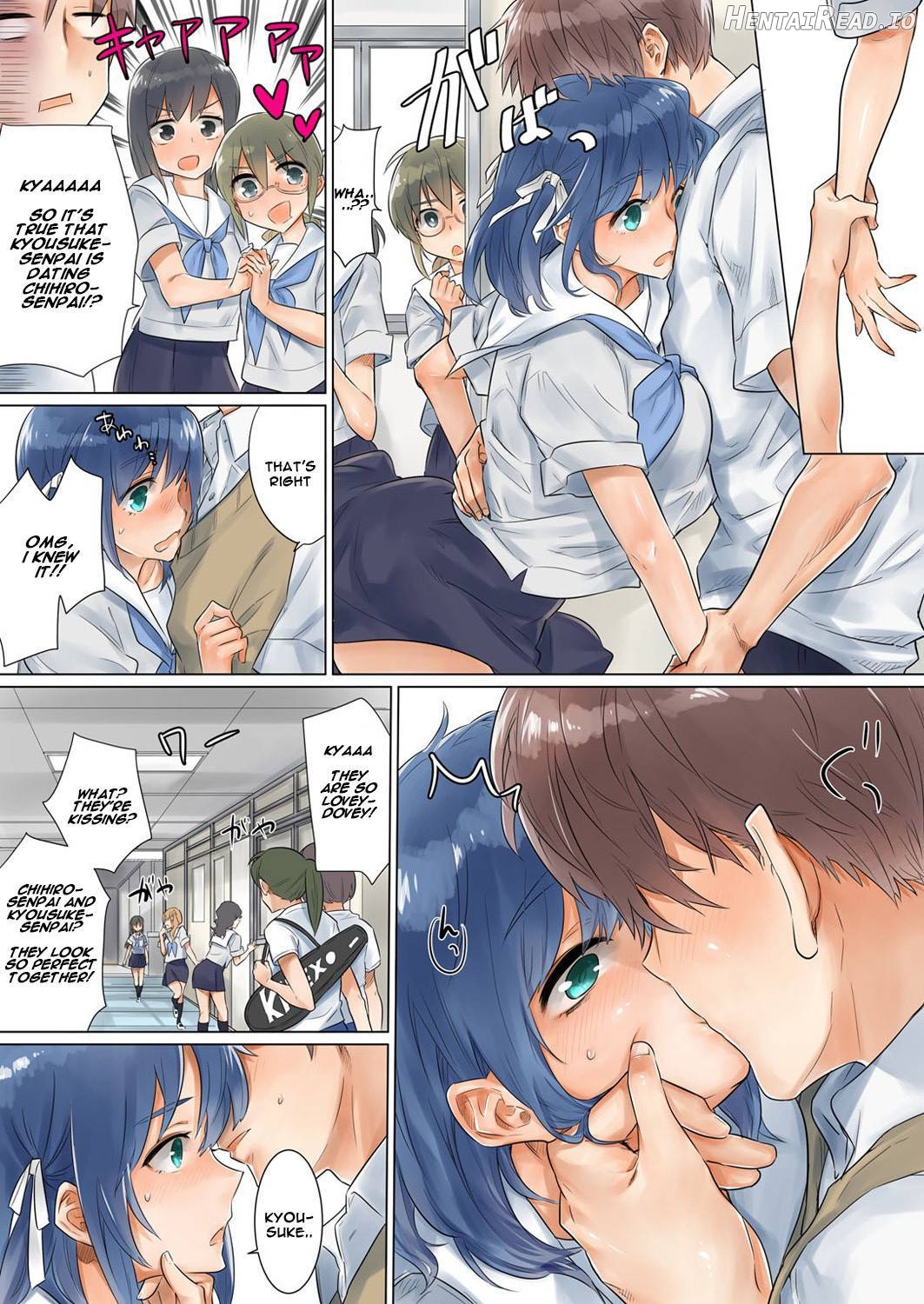 Netorare Kanojo -Kareshi (Ani) o Mae ni Futago (Otouto) to Kyoushitsu Ecchi- Vol.01 Chapter 2 - page 4
