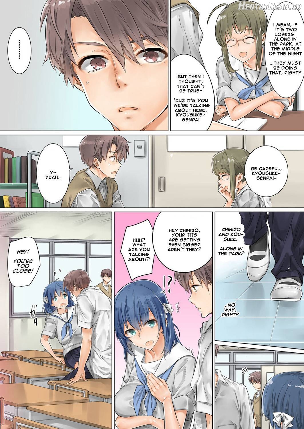 Netorare Kanojo -Kareshi (Ani) o Mae ni Futago (Otouto) to Kyoushitsu Ecchi- Vol.01 Chapter 2 - page 26