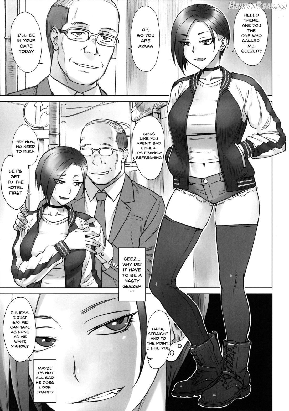 Karateka Natsumi vs Dekachin Oji-san Chapter 1 - page 2
