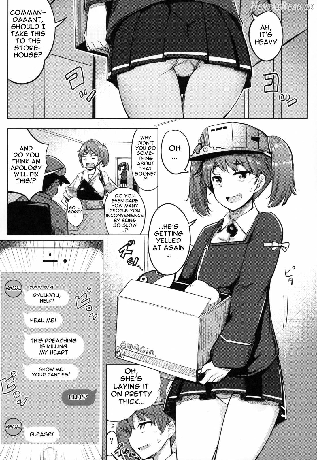 Shigoto ni Tsukaretara Ryuujou o Yobidashite Nuitemorau. Chapter 1 - page 2