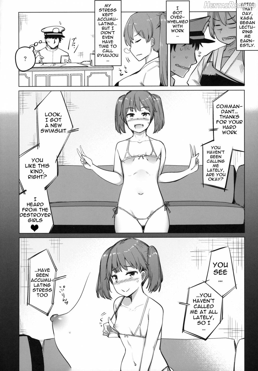 Shigoto ni Tsukaretara Ryuujou o Yobidashite Nuitemorau. Chapter 1 - page 19