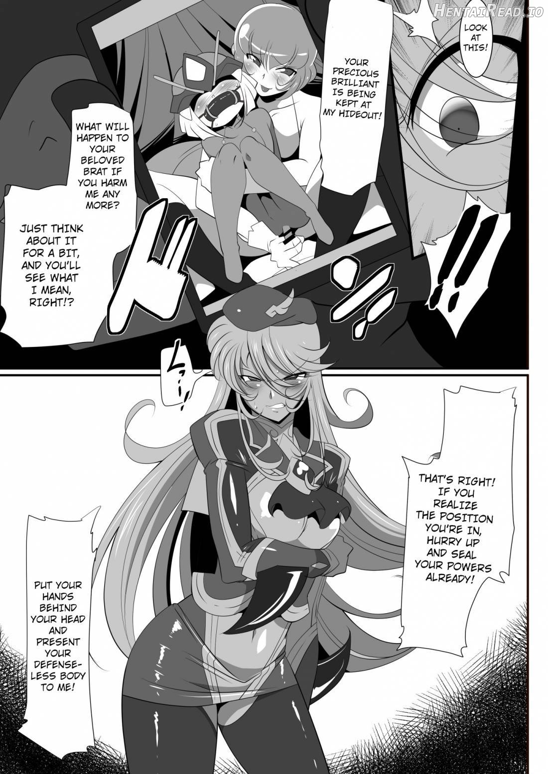 Heroine Harassment Shirogane no Anbarerl Hen Hitojichi o Torarete Nasu Subenaku Dosukebe Hero ni Kegasareru Aku no Onna Kanbu Chapter 1 - page 9