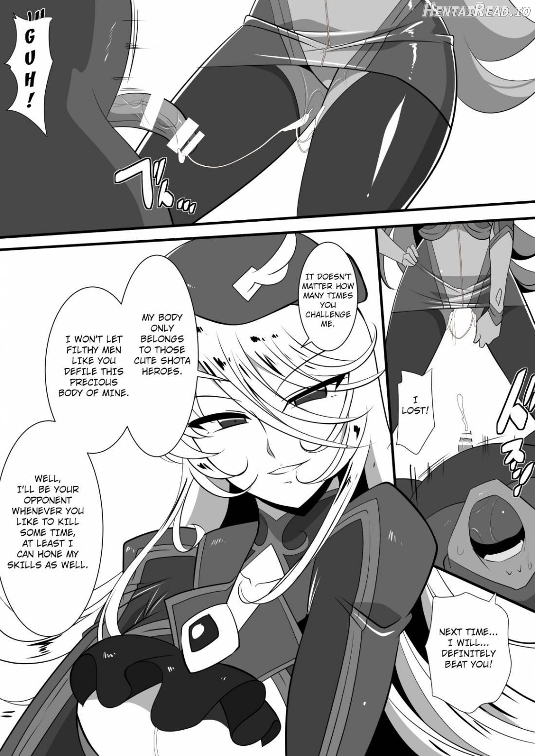 Heroine Harassment Shirogane no Anbarerl Hen Hitojichi o Torarete Nasu Subenaku Dosukebe Hero ni Kegasareru Aku no Onna Kanbu Chapter 1 - page 47