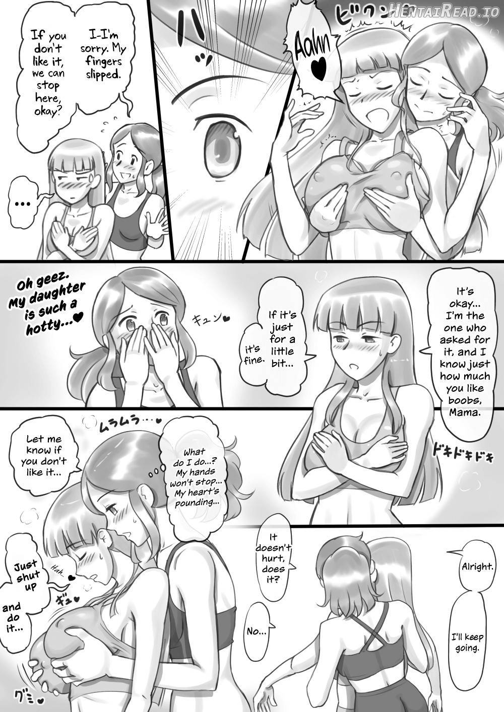 Girl on Mom: Himitsu no Bust Lesson Chapter 1 - page 10