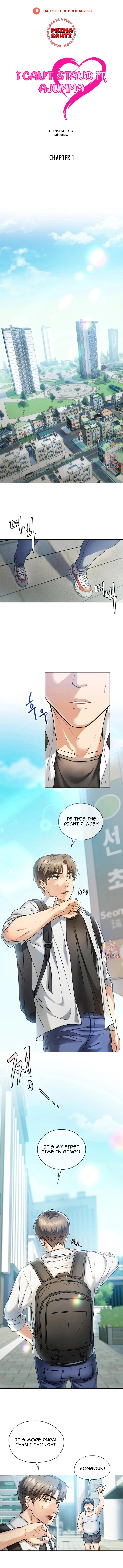I Can’t Stand It, Ajumma Chapter 1 - page 1
