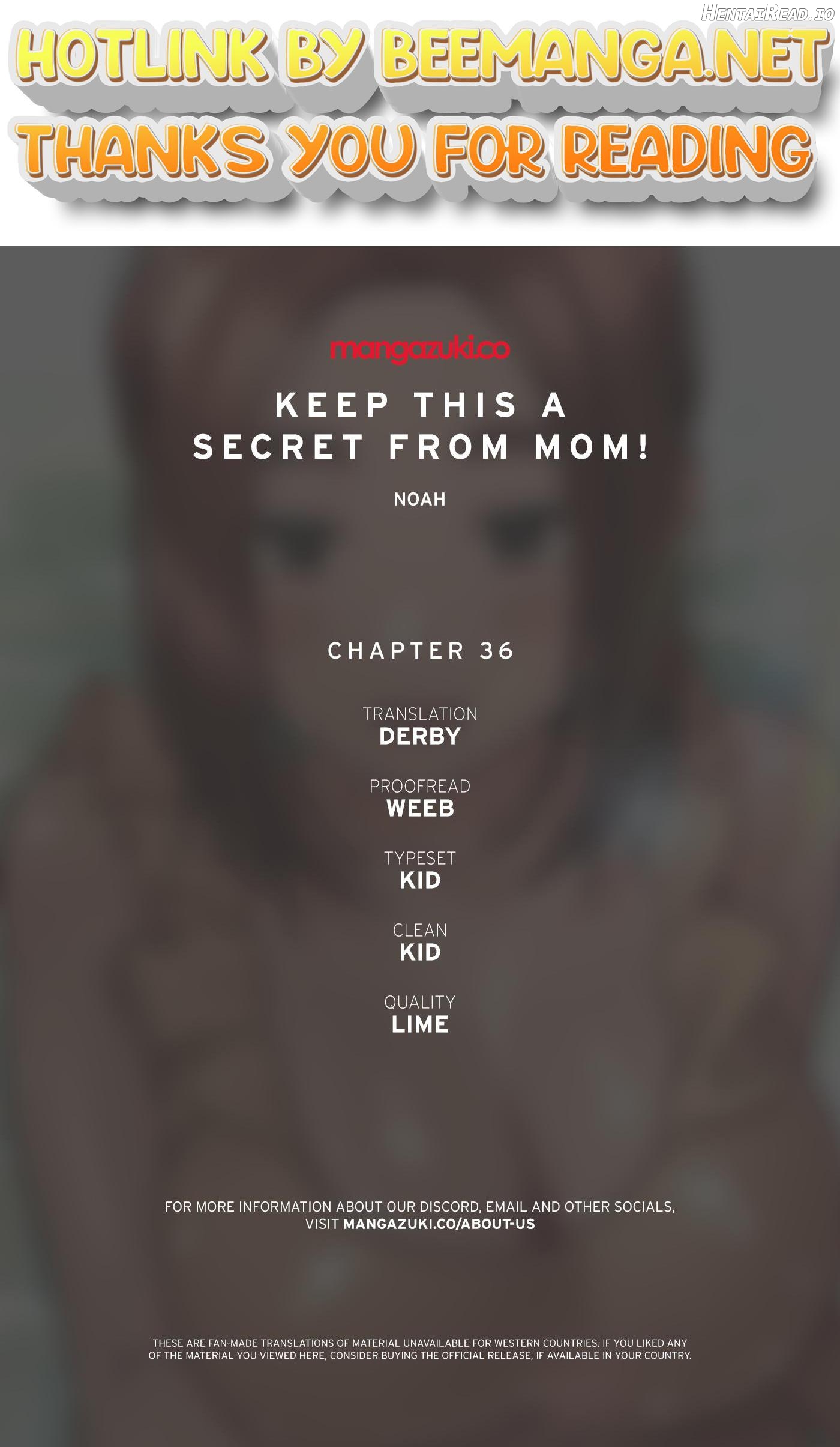 Keep This A Secret From Mom Chapter 36 - page 1