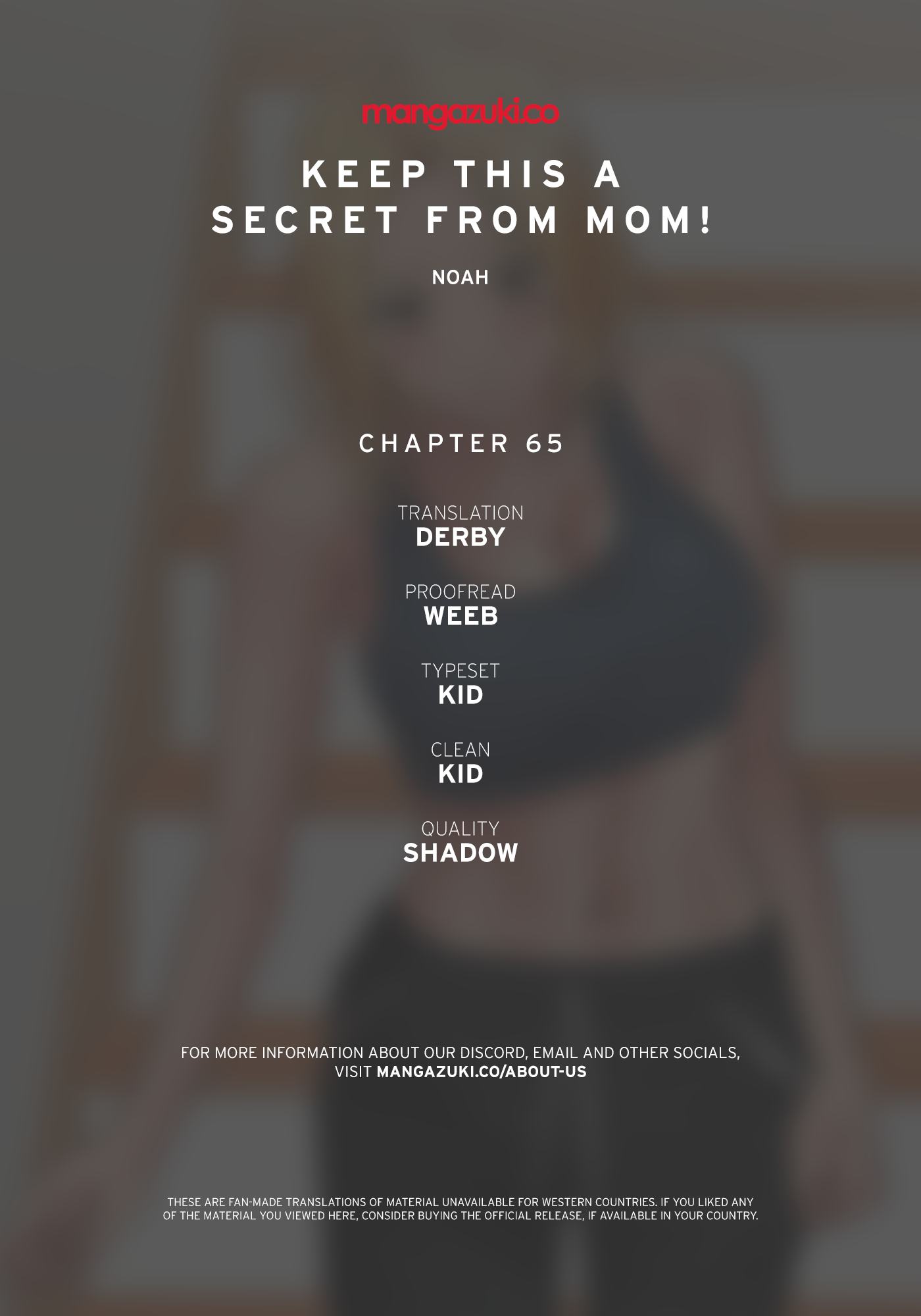 Keep This A Secret From Mom Chapter 65 - page 1