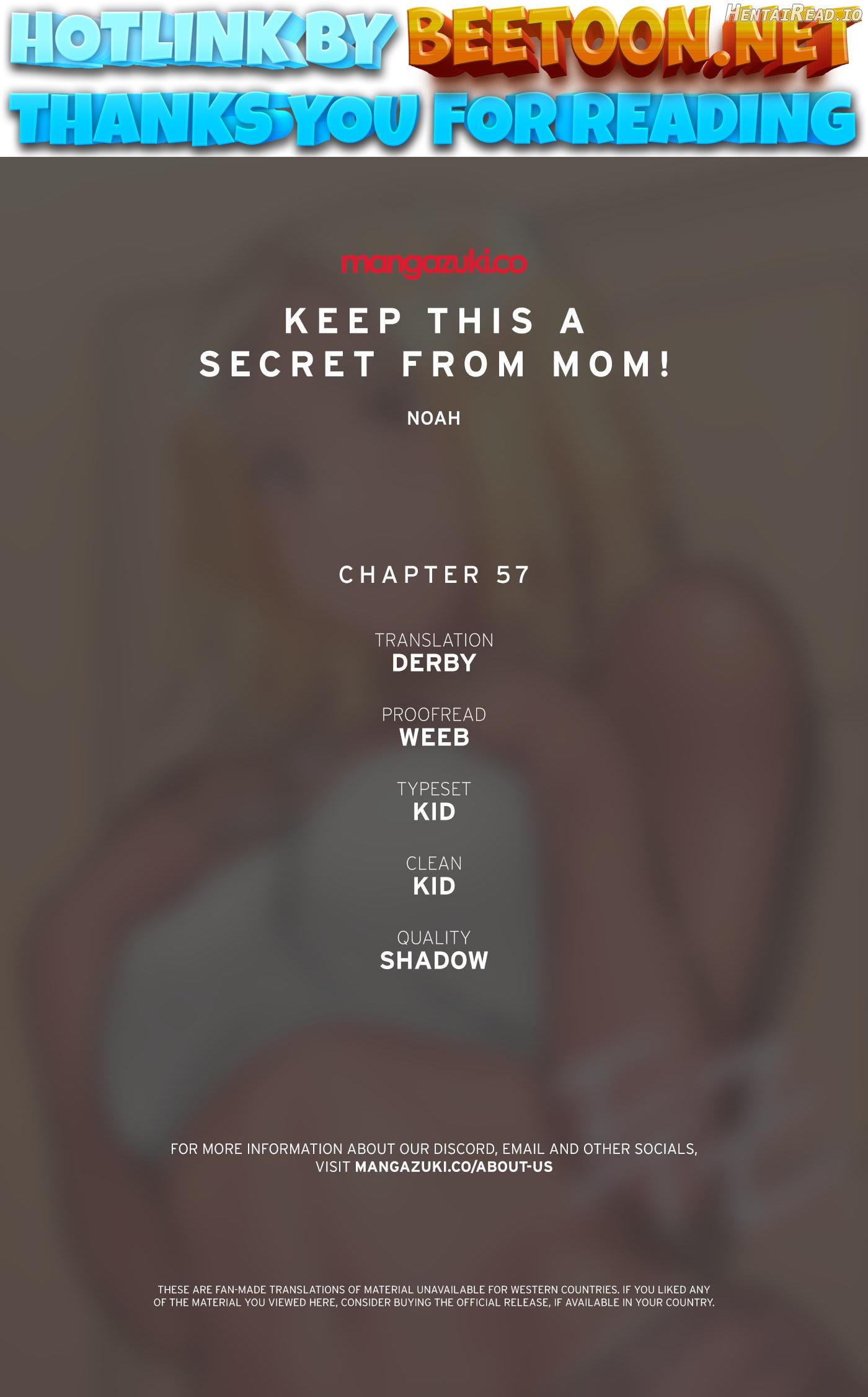 Keep This A Secret From Mom Chapter 57 - page 1