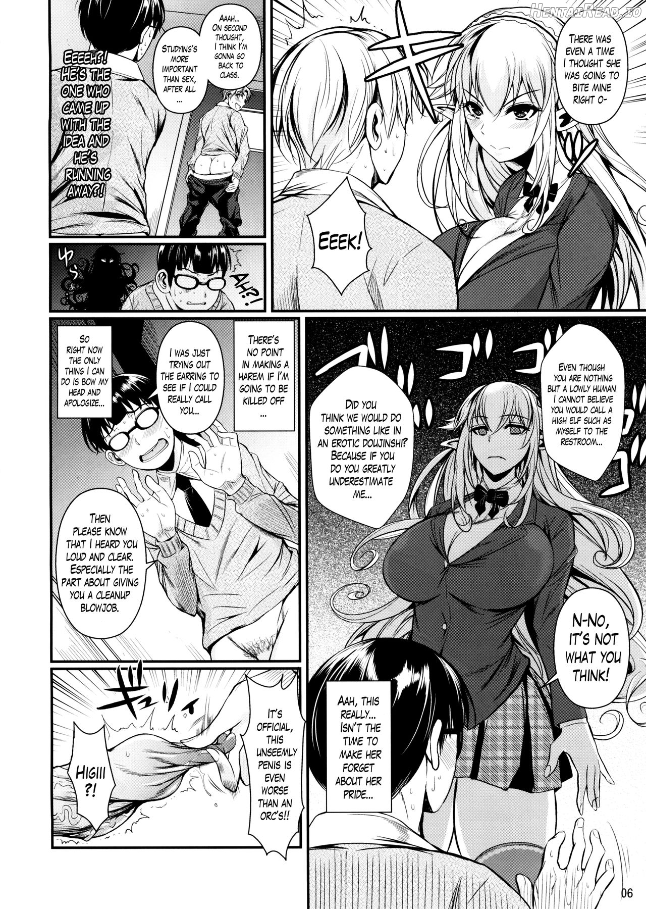 High Elf x High School Shiro x Kuro Chapter 4 - page 7
