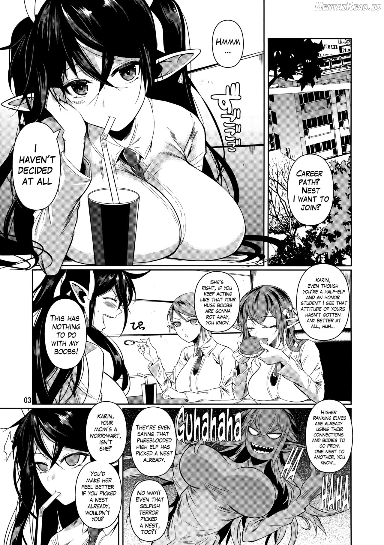 High Elf x High School Shiro x Kuro Chapter 8 - page 2