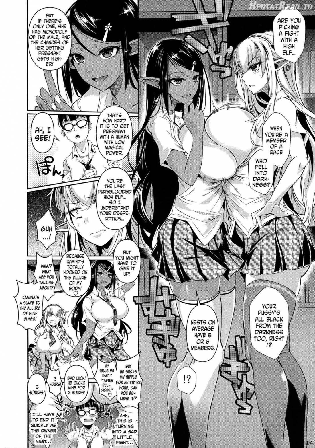 High Elf x High School Shiro x Kuro Chapter 9 - page 4